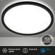 Briloner 3642-415 - Plafoniera LED da bagno SLIM LED/19W/230V diametro 29 cm IP44 nero