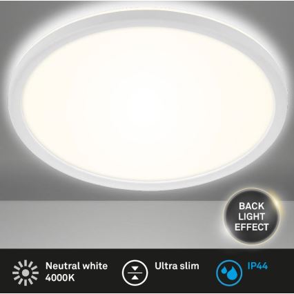 Briloner 3642-416 - Plafoniera LED da bagno SLIM LED/19W/230V IP44 bianco