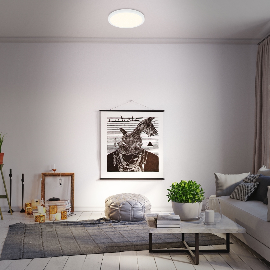 Briloner 3704-016 - Plafoniera LED dimmerabile RUNA LED/22W/230V 2700-6500K bianco + telecomando