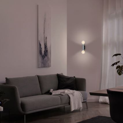 Briloner 3710-024 - Applique da parete in stile retrò 2xE27/10W/230V