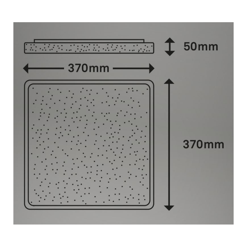 Briloner 3749-414 - Plafoniera LED LINO LED/24W/230V cromo opaco