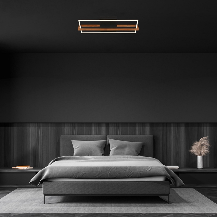 Briloner 3777-015 - Plafoniera LED FRAME LED/21W/230V 3000K nera