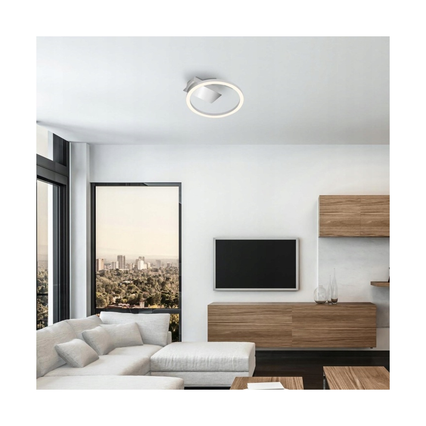 Briloner 3778-014 - Plafoniera LED FRAME LED/5W/230V Ø 20 cm cromo opaco