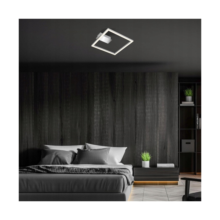 Briloner 3780-014 - Plafoniera LED FRAME LED/14W/230V 26,5x25 cm cromo satinato