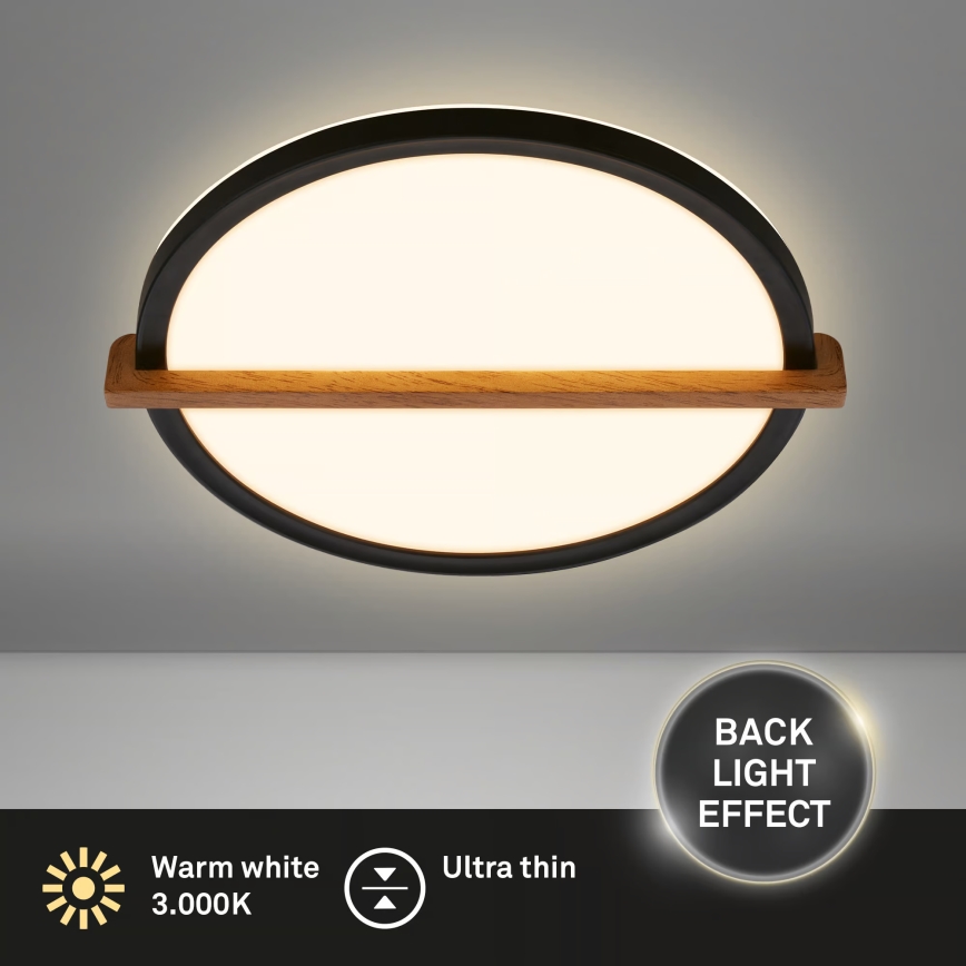 Briloner 3844015 - Plafoniera a LED 18 W, 230 V, Ø 31,5 cm