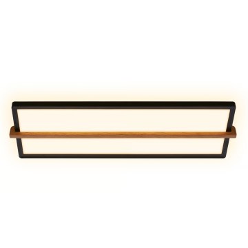 Briloner 3846015 - Plafoniera LED REMSA LED/22W/230V 3000K 60,5x20 cm nera