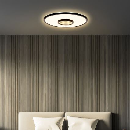 Briloner 3847015 - Plafoniera LED TORO LED/18W/230V Ø 42 cm nera