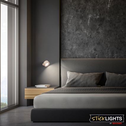 Briloner 3896011 - Lampada da parete ricaricabile dimmerabile a LED TARI LED/1,6W/5V 1500 mAh beige