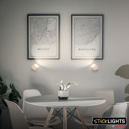 Briloner 3896011 - Lampada da parete ricaricabile dimmerabile a LED TARI LED/1,6W/5V 1500 mAh beige