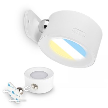 Briloner 3896016 - Lampada da parete ricaricabile dimmerabile TARI LED/1,6W/5V 1500 mAh bianca