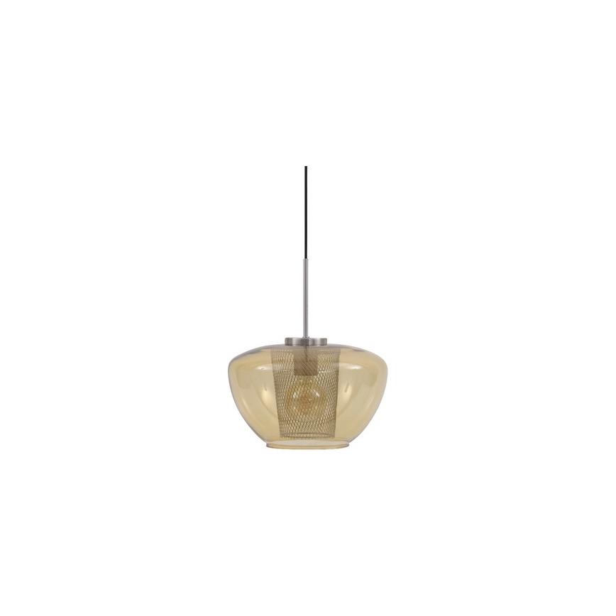 Briloner 4016-017 - Lampadario a sospensione con filo SEVENTIES 1xE27/40W/230V arancione