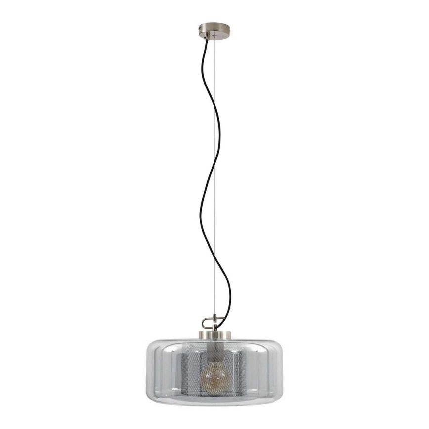 Briloner 4018-014 - Lampadario a sospensione con filo SEVENTIES 1xE27/40W/230V limpido