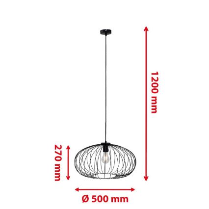 Briloner 4023-015 - Lampadario a sospensione con filo KAGO 1xE27/60W/230V