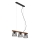 Briloner 4077-035 - Lampadario a sospensione con filo WOOD & STYLE 3xE14/25W/230V albero di caucciù