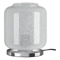 Briloner 7011-018 - Lampada da tavolo COLD 1xE27/40W/230V trasparente/cromo lucido