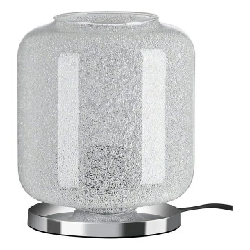 Briloner 7011-018 - Lampada da tavolo COLD 1xE27/40W/230V trasparente/cromo lucido