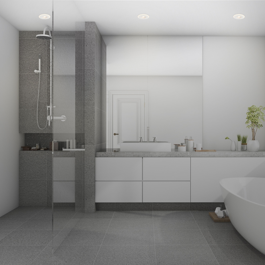 Briloner 7039036 - Set da 3 lampade LED da incasso per bagno 3xLED/5W/230V IP44 bianco