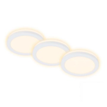 Briloner 7055-036 - SET 3x Lampada LED da incasso per bagni LED/3W/230V IP44
