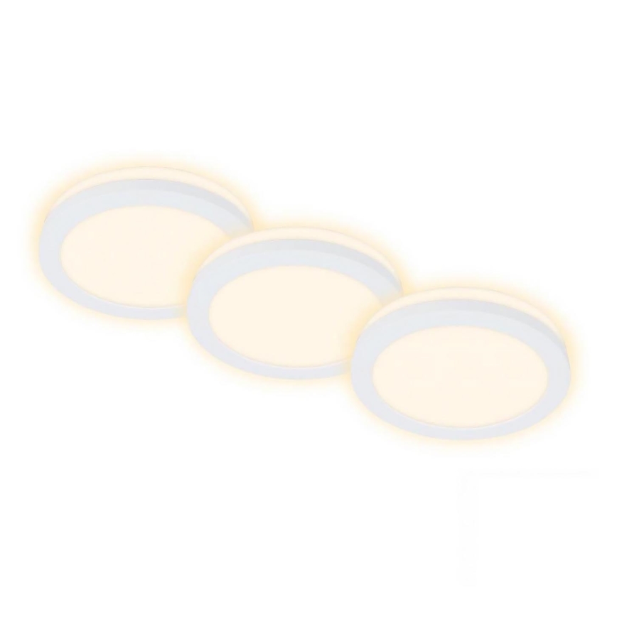 Briloner 7055-036 - SET 3x Lampada LED da incasso per bagni LED/3W/230V IP44