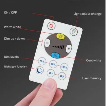 Briloner 7058-016 - Luce LED dimmerabile SLIM LED/18W/230V 2700-6500K Wi-Fi Tuya + telecomando