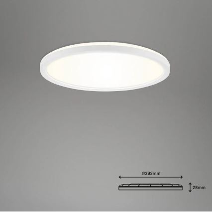 Briloner 7058-016 - Luce LED dimmerabile SLIM LED/18W/230V 2700-6500K Wi-Fi Tuya + telecomando