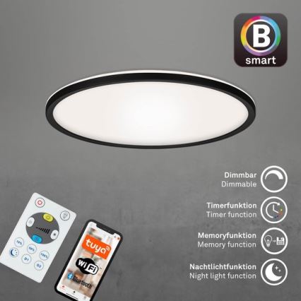 Briloner 7059-015 - Plafoniera LED dimmerabile SLIM LED/22W/230V 2700-6500K Wi-Fi Tuya + telecomando