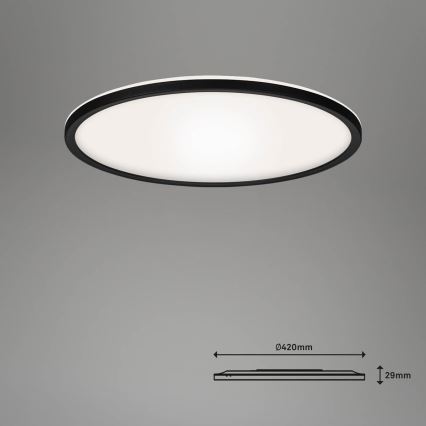 Briloner 7059-015 - Plafoniera LED dimmerabile SLIM LED/22W/230V 2700-6500K Wi-Fi Tuya + telecomando