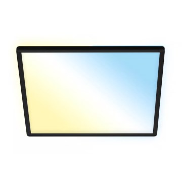 Briloner 7060-015 - Pannello LED SLIM dimmerabile a montaggio superficiale LED/22W/230V 2700-6500K 42x42 cm nero Wi-Fi Tuya + telecomando