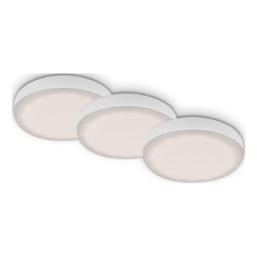 Briloner 7061-436 - SET 3x Lampada LED da incasso per bagni LED/3W/230V IP44