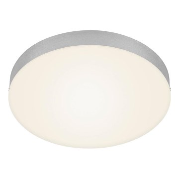 Briloner 7066-014 - Plafoniera LED FLAME LED/21W/230V 3000K argento diametro 28,7 cm