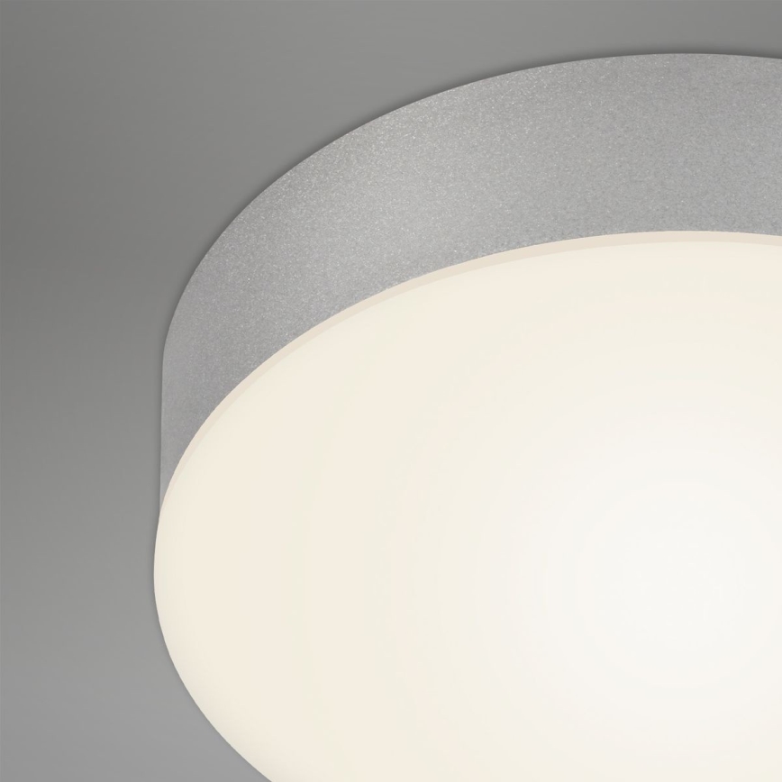 Briloner 7066-014 - Plafoniera LED FLAME LED/21W/230V 3000K argento diametro 28,7 cm