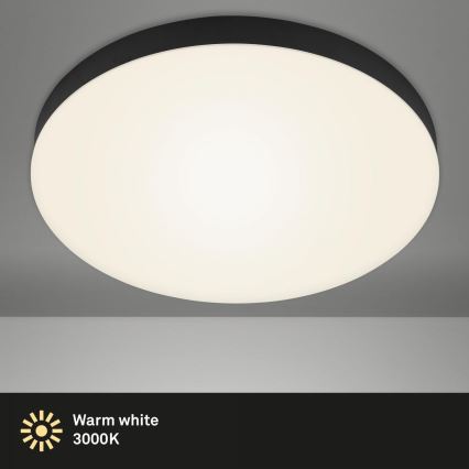 Briloner 7068-015 - Plafoniera LED FLAME LED/24,5W/230V 3000K nero