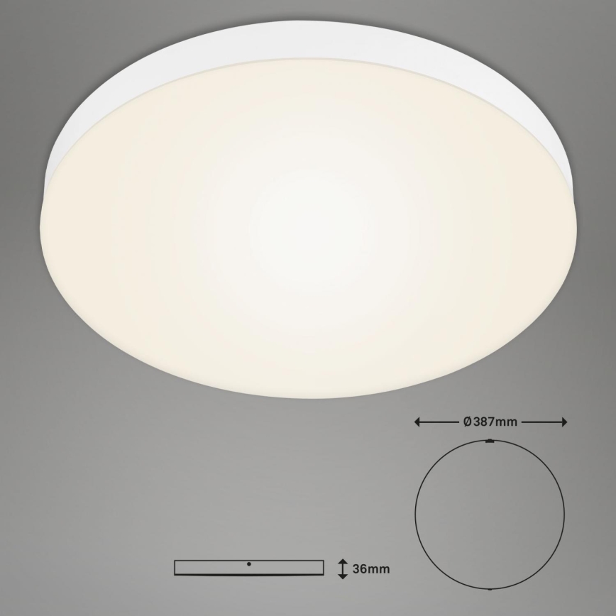 Briloner 7068-016 - Plafoniera LED FLAME LED/24,5W/230V 3000K diametro 38 cm bianco