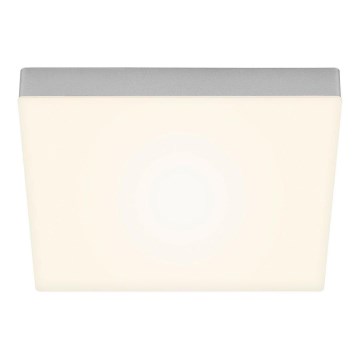 Briloner 7071-014 - Plafoniera LED FLAME LED/21W/230V 3000K 28,7x28,7 cm argento