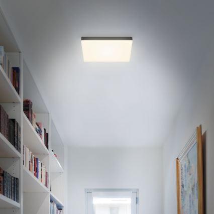 Briloner 7071015 - Plafoniera LED FLAME LED/21W/230V nero