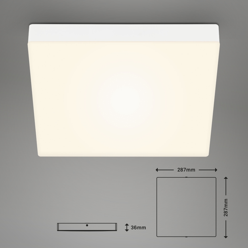Briloner 7071016 - Plafoniera LED FLAME LED/21W/230V bianco