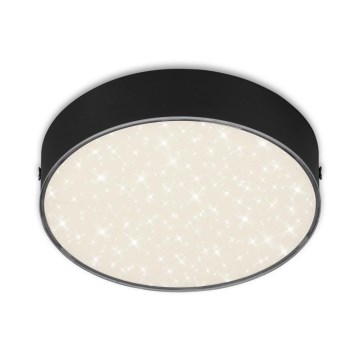 Briloner 7072-415 - Plafoniera LED STAR SKY LED/11W/230V 4000K diametro 15 cm nero