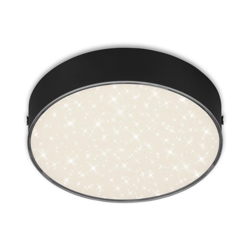 Briloner 7072-415 - Plafoniera LED STAR SKY LED/11W/230V 4000K diametro 15 cm nero