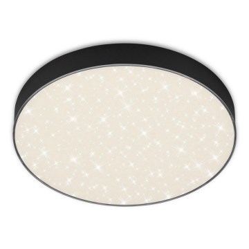 Briloner 7074-415 - Plafoniera LED STAR SKY LED/21W/230V 4000K diametro 28 cm nero