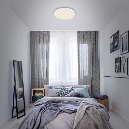 Briloner 7075-416 - Plafoniera LED STAR SKY LED/24,5W/230V 4000K diametro 38 cm bianco