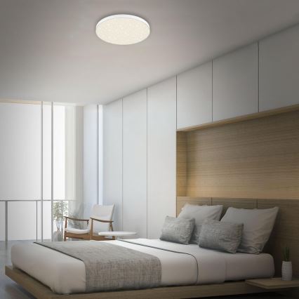 Briloner 7075-416 - Plafoniera LED STAR SKY LED/24,5W/230V 4000K diametro 38 cm bianco