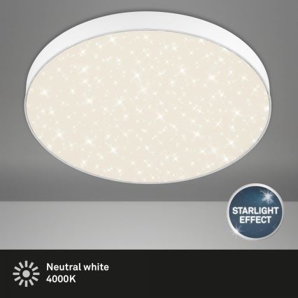 Briloner 7075-416 - Plafoniera LED STAR SKY LED/24,5W/230V 4000K diametro 38 cm bianco