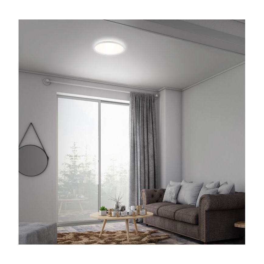 Briloner 7079-016 - Plafoniera LED dimmerabile SLIM LED/18W/230V 2700-6500K + telecomando