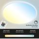 Briloner 7079-016 - Plafoniera LED dimmerabile SLIM LED/18W/230V 2700-6500K + telecomando
