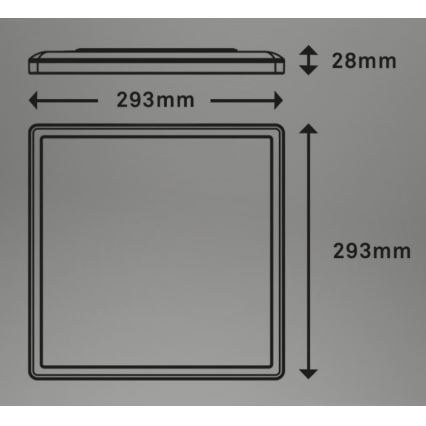 Briloner 7081-015 - Plafoniera LED dimmerabile SLIM LED/18W/230V 2700-6500K + telecomando