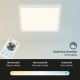 Briloner 7081-016 - Plafoniera LED dimmerabile SLIM LED/18W/230V 2700-6500K + telecomando