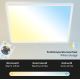 Briloner 7082-016 - Plafoniera LED dimmerabile SLIM LED/22W/230V 2700-6500K + telecomando