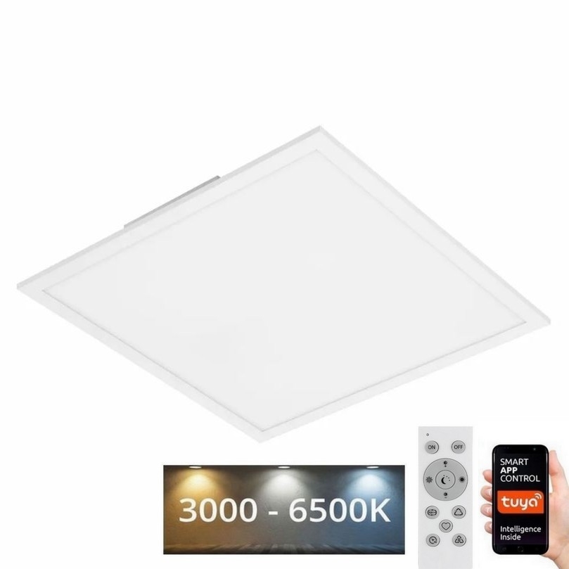 Briloner 7087-016 - LED RGBW Lampada dimmerabile SMART LED/24W/230V 3000-6500K Wi-Fi Tuya + telecomando