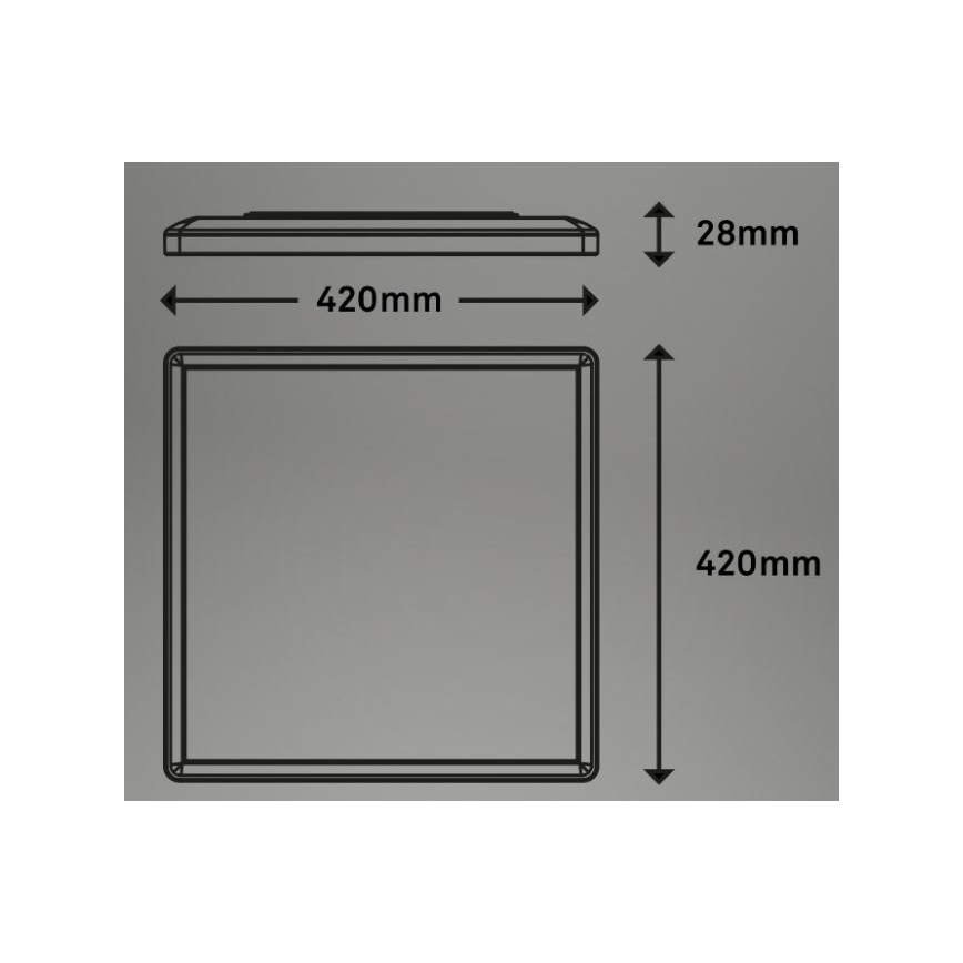 Briloner 7091-416 - Plafoniera LED RGBW dimmerabile SLIM LED/22W/230V + telecomando