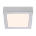 Briloner 7123-014 - Lampada da soffitto LED FIRE, 12W, 230V, 3000K, 17x17cm, argento